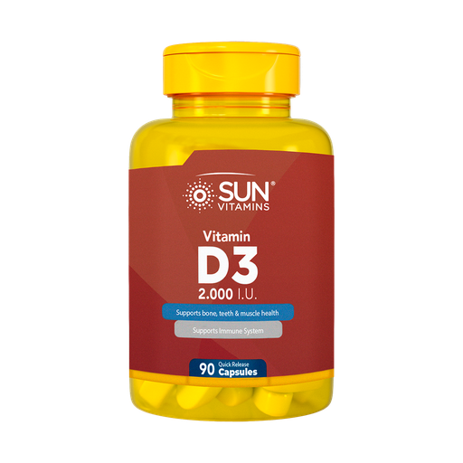 [7161] VITAMIN D3 2000 IU CAPSULAS X90 SUN VITAMINS