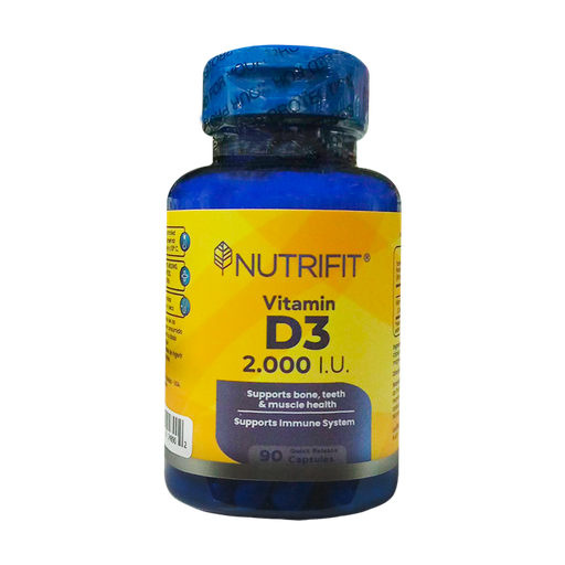 [7165] VITAMIN D3 2000 IU CAPSULAS X90 NUTRIFIT