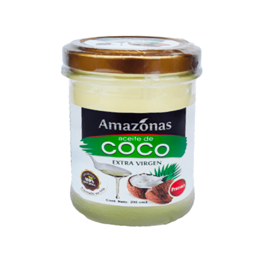 [7200] ACEITE DE COCO EXTRA VIRGEN 200CC AMAZONAS