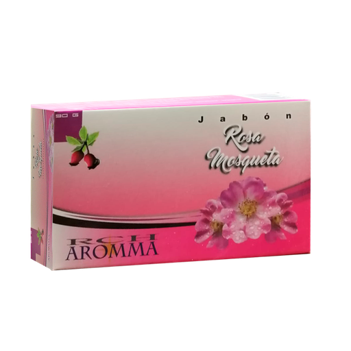 [5755] JABON NATURAL ROSA MOSQUETA JABON 90G AROMMA