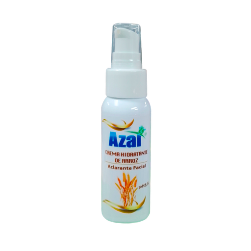 [7962] CREMA HIDRATANTE DE ARROZ ACLARANTE FACIAL 60ML AZAI COSMETICA