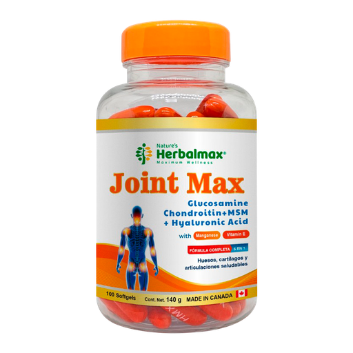 [7658] JOINT MAX GLUCOSAMINE SOFTGELS X100 NATURES HERBALMAX
