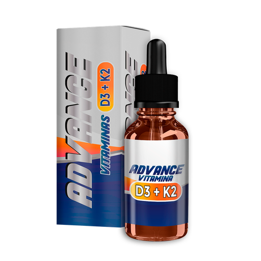 [7732] ADVANCE VITAMINAS D3 + K2 GOTERO 30ML ZAPHIREDELCOR