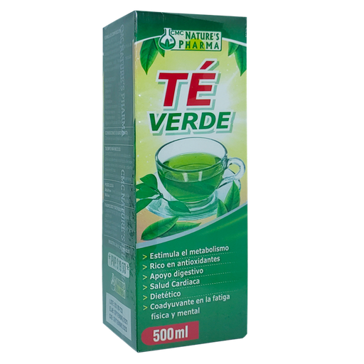 [7588] TE VERDE JARABE 500 ML NATURES PHARMA