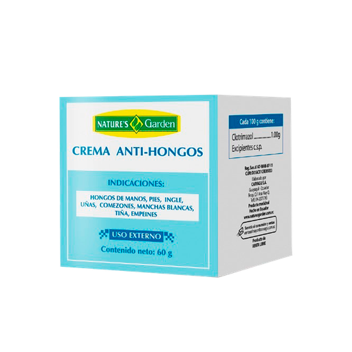 [2304] CREMA ANTIHONGOS CREMA 60 ML NATURES GARDEN