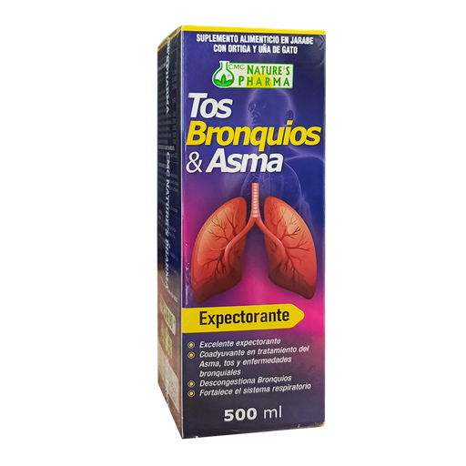 [3372] TOS BRONQUIOS Y ASMA JARABE 500 ML NATURES PHARMA