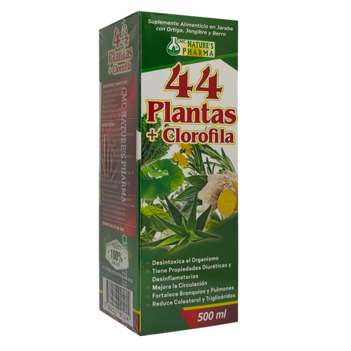 [3713] 44 PLANTAS JARABE 500 ML NATURES PHARMA