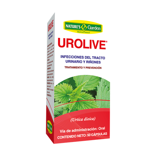 [4934] UROLIVE CAPSULAS X 50 DE 500 MG NATURES GARDEN