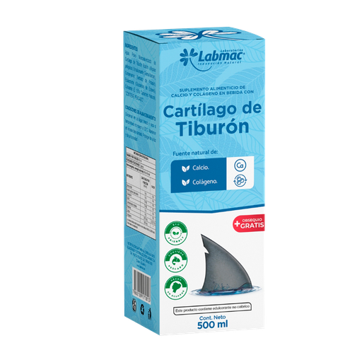 [5347] CARTILAGO DE TIBURON JARABE DE 500ML LABMAC