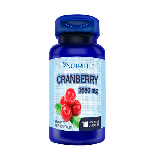 [5997] CRANBERRY 1680 MG PLUS VITAMIN C & E SOFTGELS X 100 NUTRIFIT