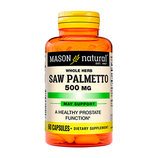 [3365] SAW PALMETTO 500MG CAPSULAS X 60 MASON