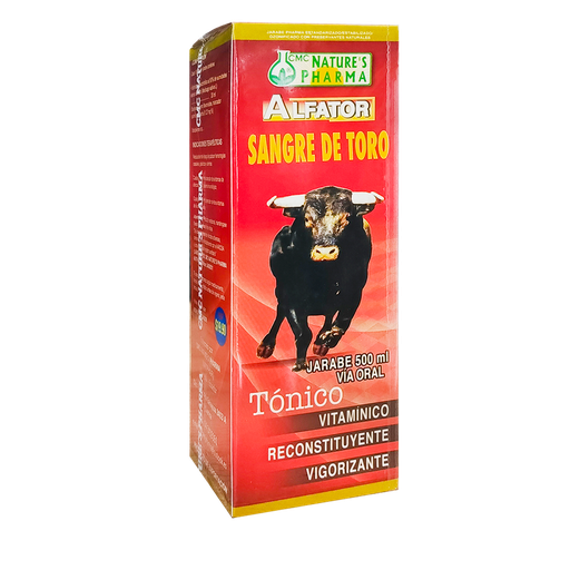[7068] SANGRE DE TORO ALFATOR JARABE 500ML NATURES PHARMA