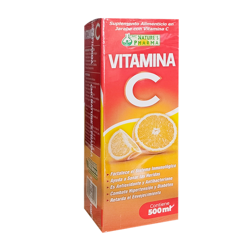 [7073] VITAMINA C JARABE 500ML NATURES PHARMA