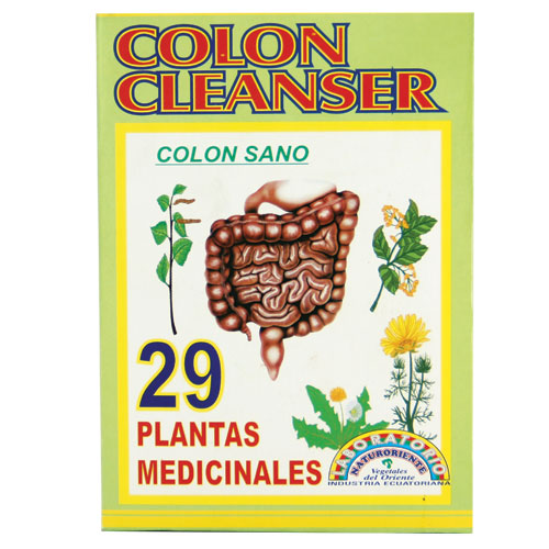 [1764] COLON CLEANSER 29 PLANTAS MEDICINALES MONTE CAJA 80 GR VEGETALES DEL ORIENTE