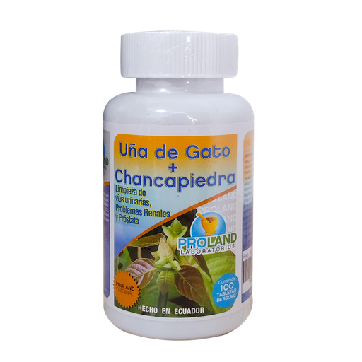[498] UÑA DE GATO CHANCAPIEDRA TABLETAS X 100 PROLAND