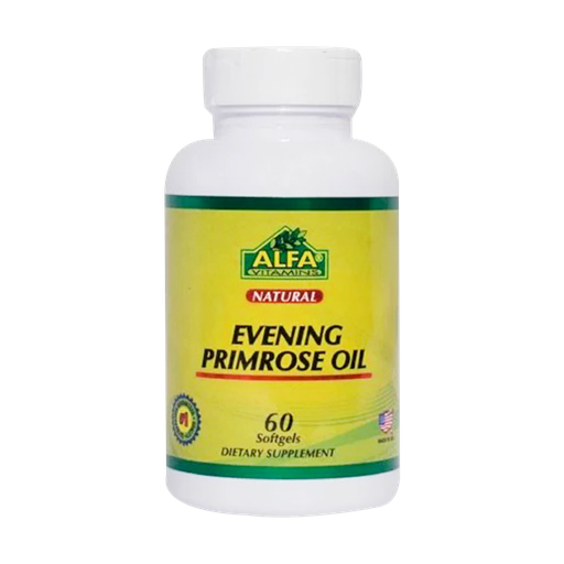 [7842] EVENING PRIMROSE OIL (ONAGRA) 500MG SOTFGELS X60 ALFA VITAMINS