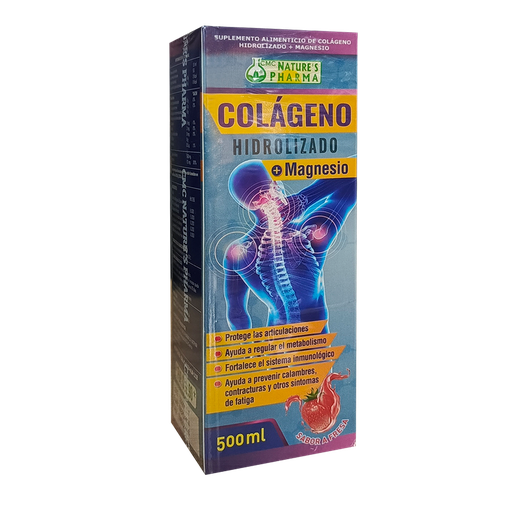 [7069] COLAGENO HIDROLIZADO + MAGNESIO 500ML NATURES PHARMA