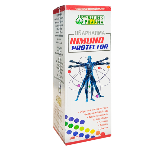 [7077] INMUNO PROTECTOR UÑAPHARMA JARABE 500ML NATURES PHARMA
