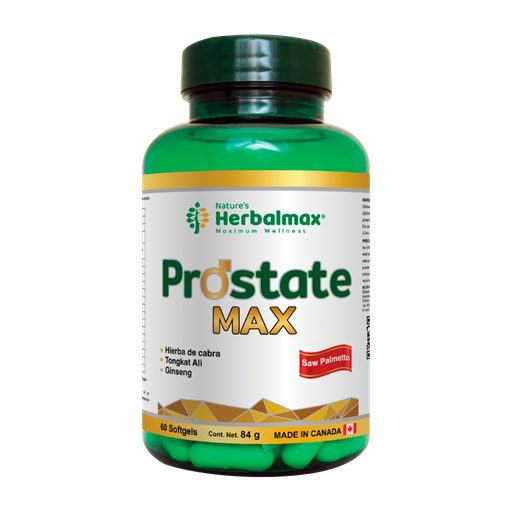 [7545] PROSTATE MAX SOFTHGELS X60 NATURES HERBALMAX