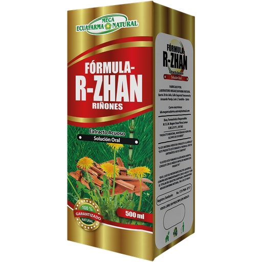 [6564] FORMULA-R-ZHAN SOLUCIÓN ORAL 500 ML MEGAECUAFARMA NATURAL