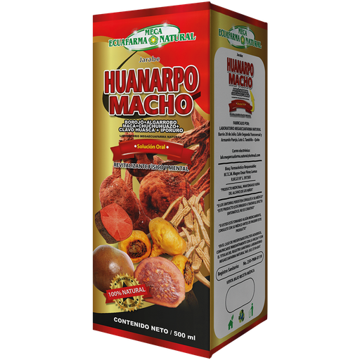 [6668] HUANARPO MACHO SOLUCIÓN ORAL 500 ML MEGAECUAFARMA NATURAL